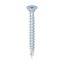 Picture of 5x50 C2 Exterior Strong-Fix - PZ - Double Countersunk with Ribs - Twin-Cut - Silver